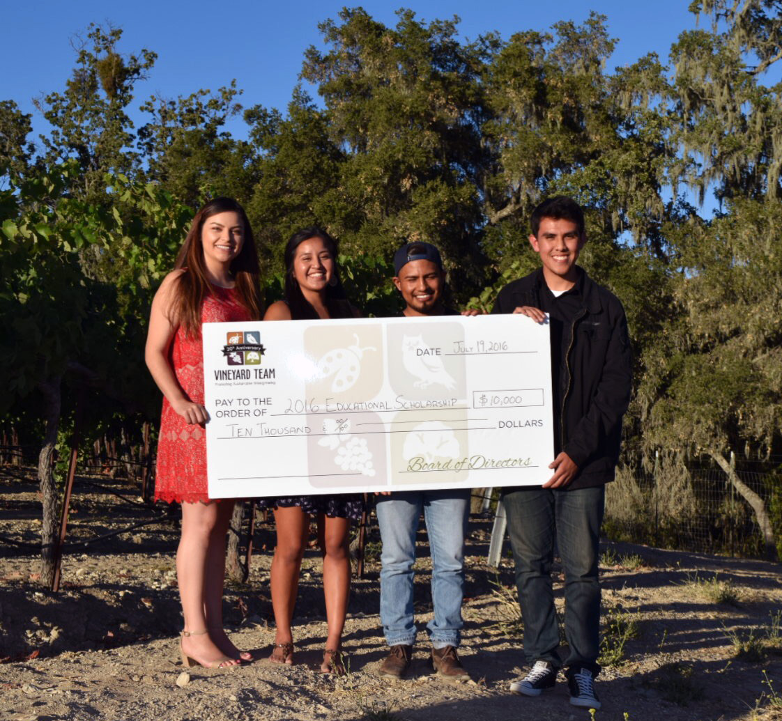 Left to Right: Griselda Aguilar, Jocelyn Sosa, Leonardo Ruiz, Refugio Garcia